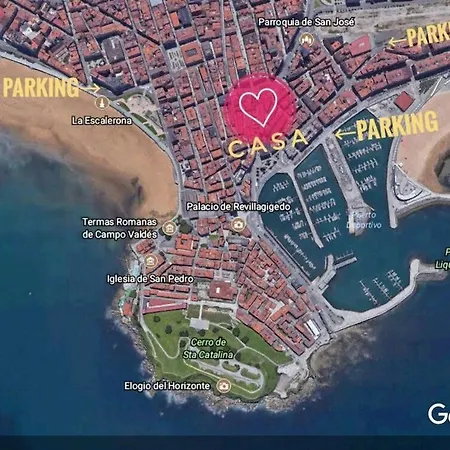 En El Centro Entre El Puerto Y Playas 기욘